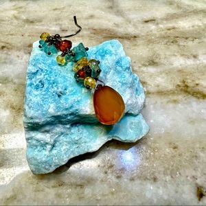 Genuine stones earrings